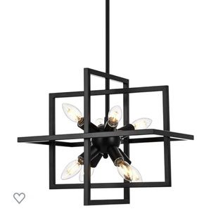 Goomavi Small Modern Lantern Chandelier